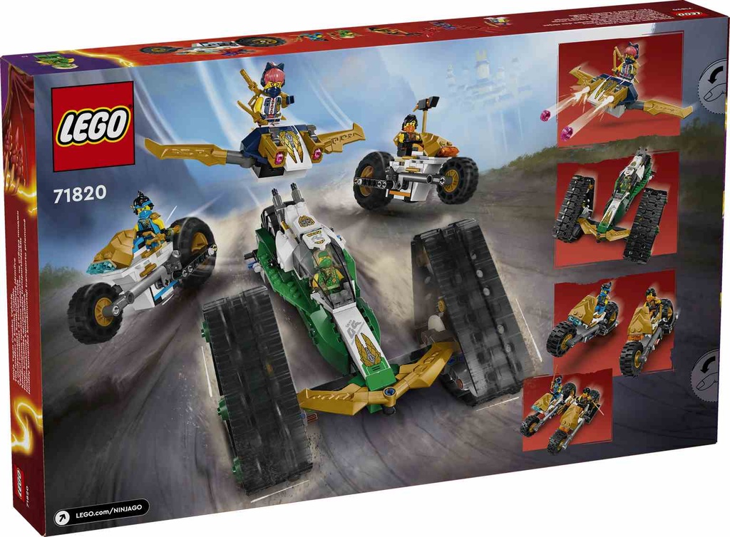 LEGO Ninjago | Vehículo Combinado del Equipo Ninja - 71820