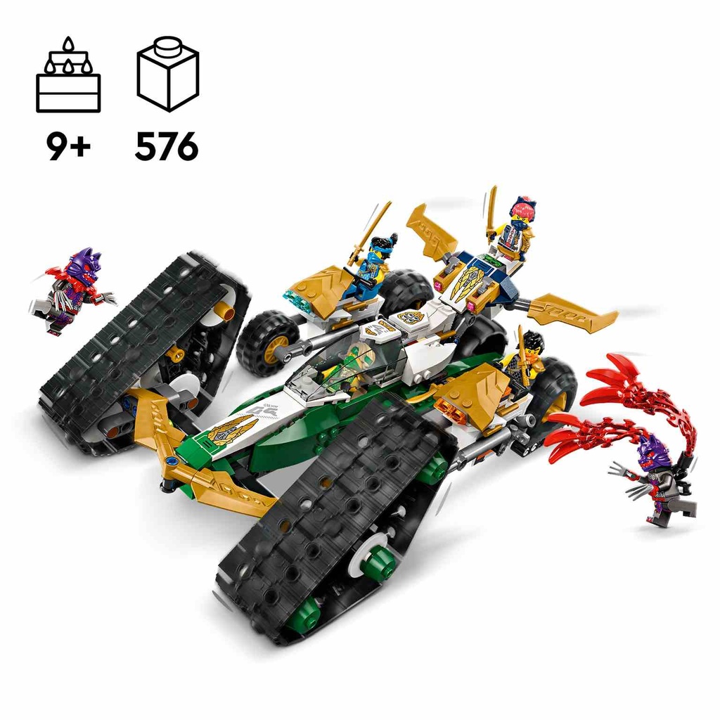 LEGO Ninjago | Vehículo Combinado del Equipo Ninja - 71820