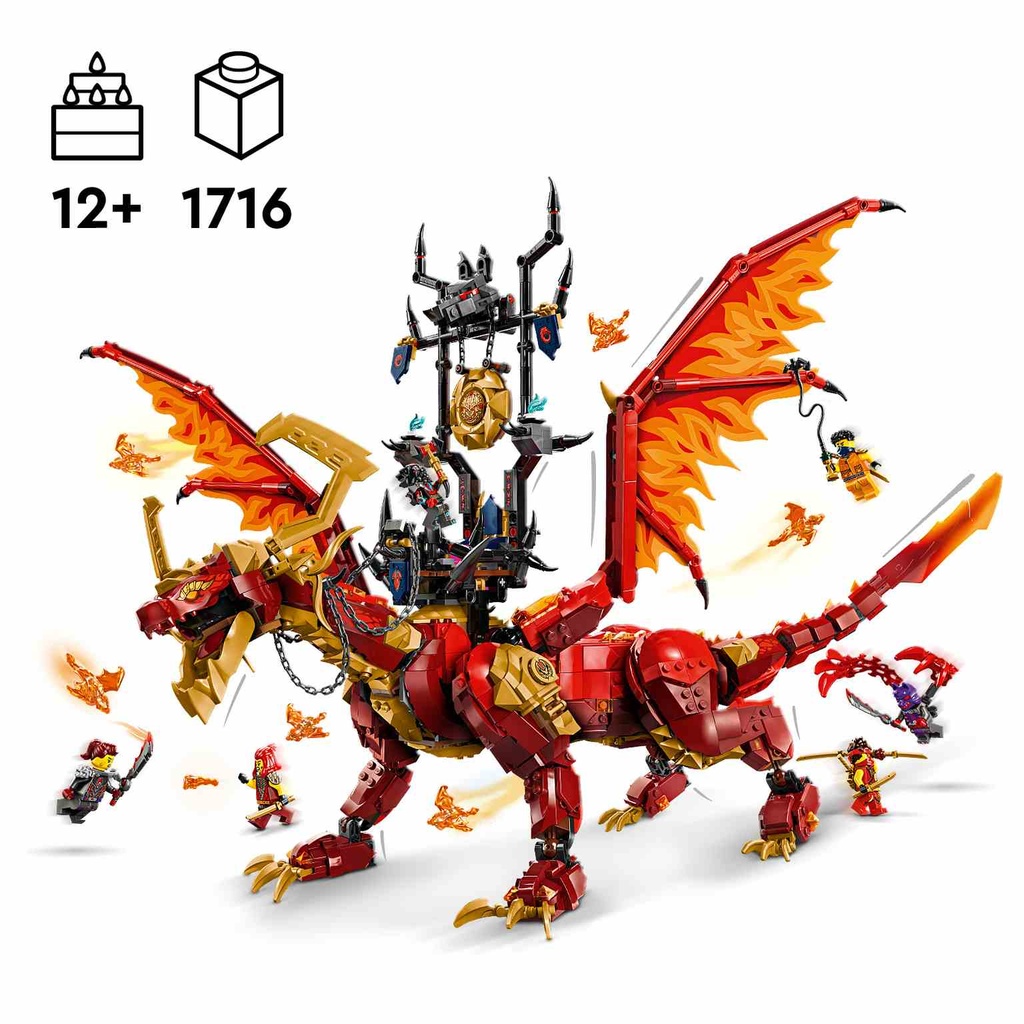 LEGO Ninjago | Dragón Fuente del Movimiento - 71822