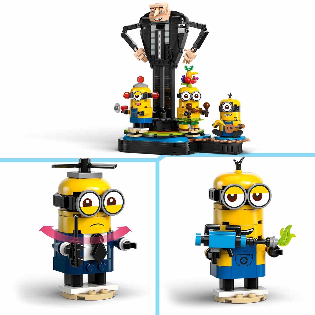 LEGO MINIONS | Modelo de Gru y los Minions - 75582