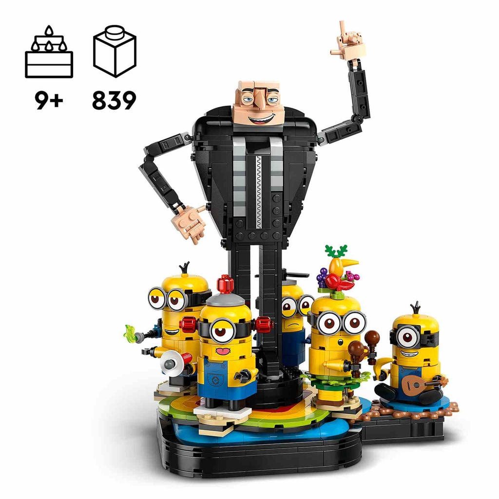 LEGO MINIONS | Modelo de Gru y los Minions - 75582