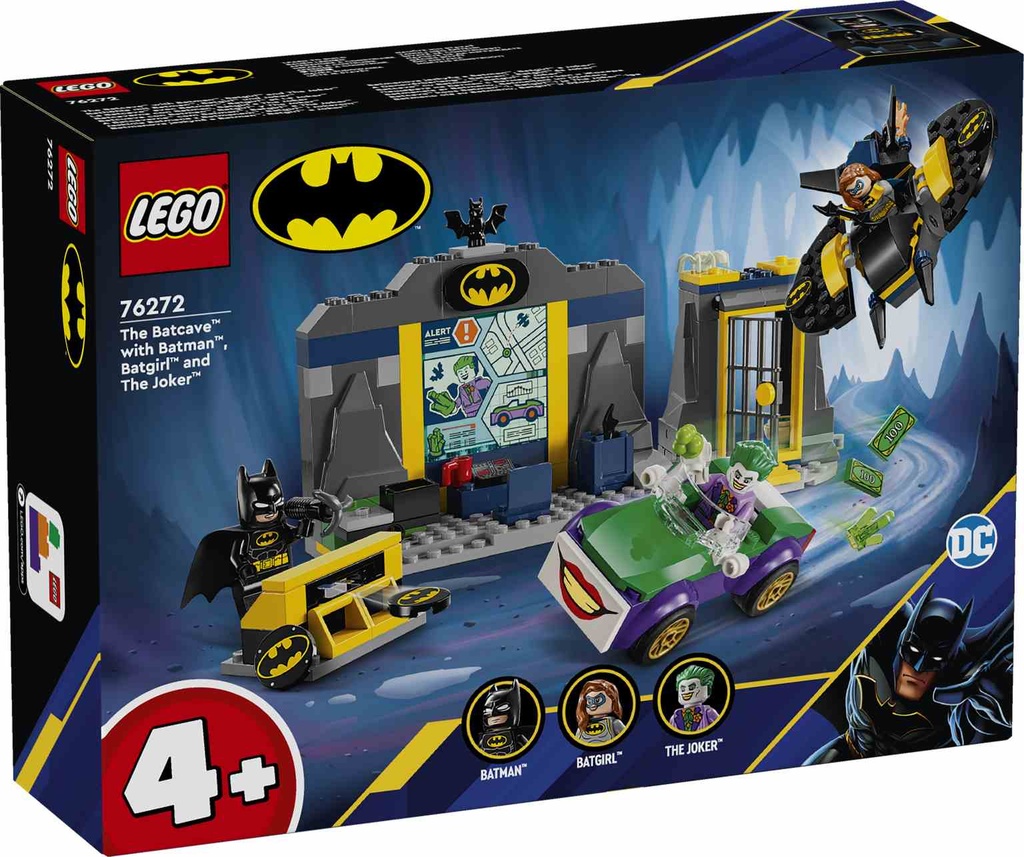 LEGO DC | Batcueva con Batman, Batgirl y The Joker - 76272