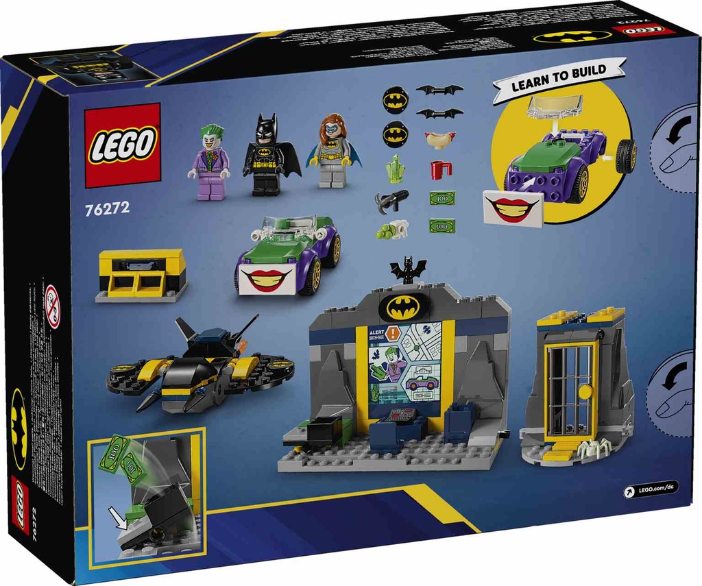 LEGO DC | Batcueva con Batman, Batgirl y The Joker - 76272