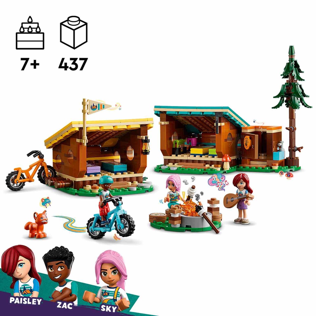 LEGO Friends |Campamento de Aventura: Cabañas Confortables   - 42624