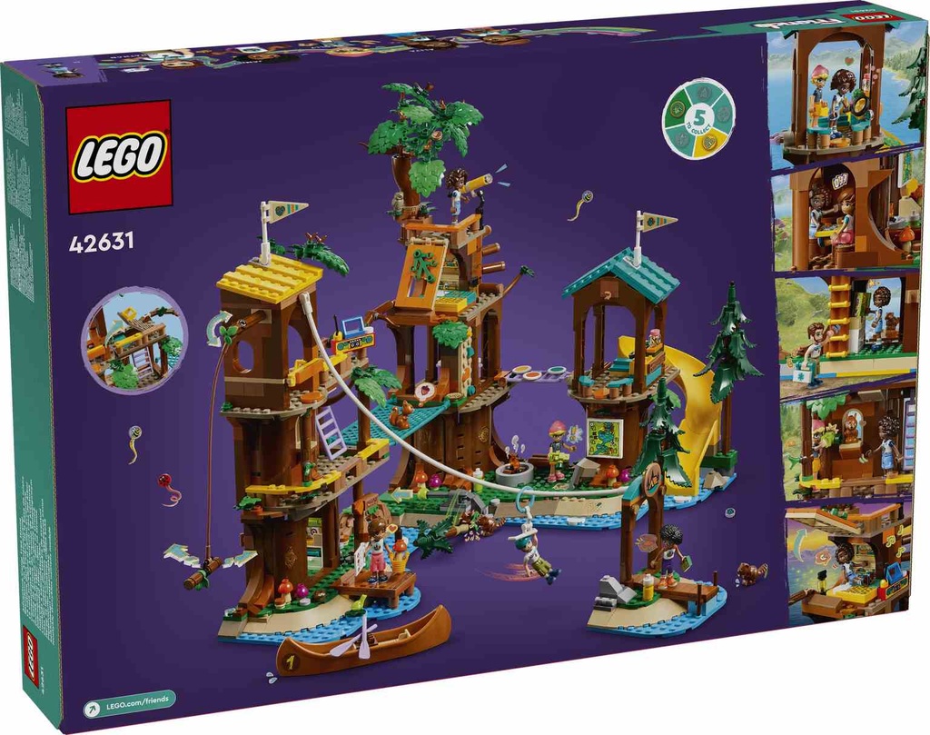 LEGO Friends | Campamento de Aventura: Casa del Árbol - 42631