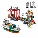 LEGO CITY | Puerto Marítimo con Buque de Mercancías - 60422