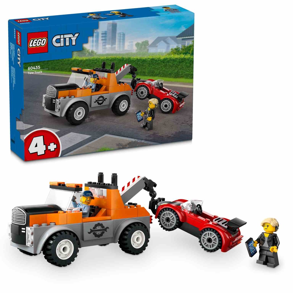 LEGO CITY | Camión Grúa y Reparación del Deportivo - 60435