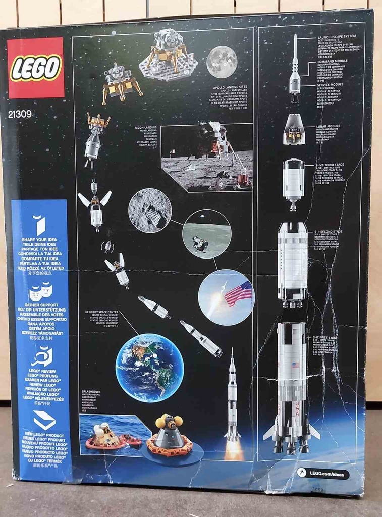 LEGO  ideas LEGO® NASA: Apolo Saturno V CAJA DAÑADA 21309-CD