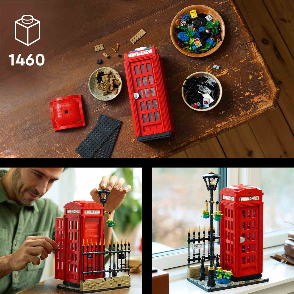 LEGO IDEAS | Cabina Telefónica Roja de Londres - 21347