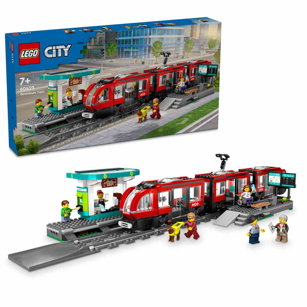 LEGO CITY | Tranvía y Estación del Centro - 60423