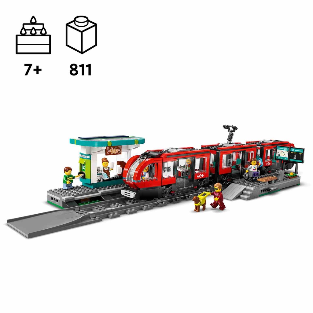 LEGO CITY | Tranvía y Estación del Centro - 60423