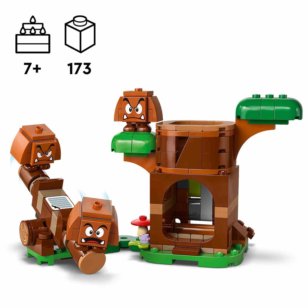 LEGO Super Mario | Set de Expansión: Zona de juego de los Goombas - 71433