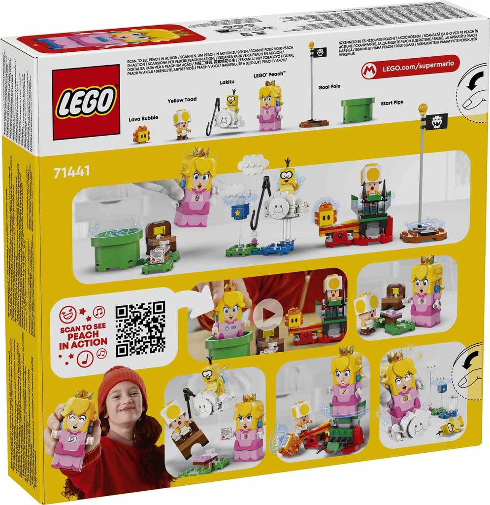 LEGO Super Mario | Aventuras interactivas con LEGO Peach- 71441