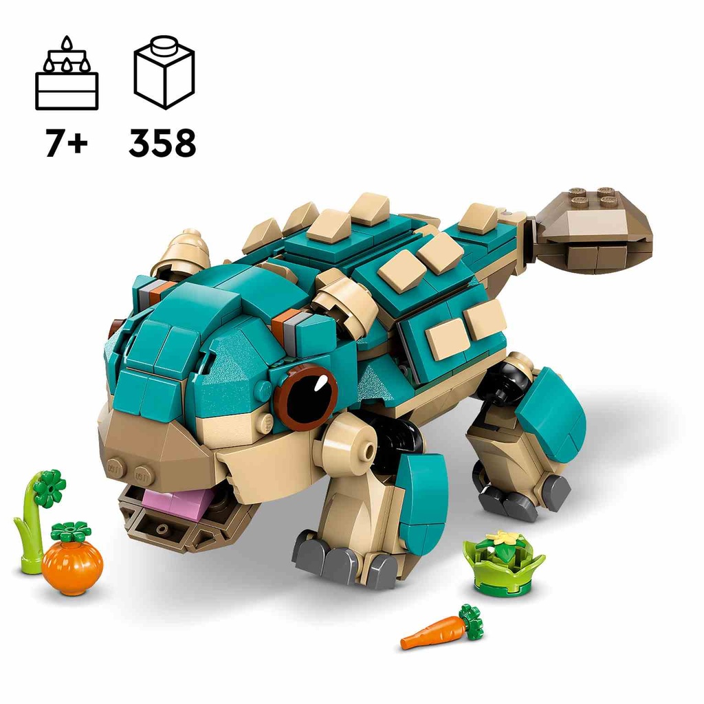 LEGO Jurassic World | Bumpy Bebé: Ankylosaurus - 76962