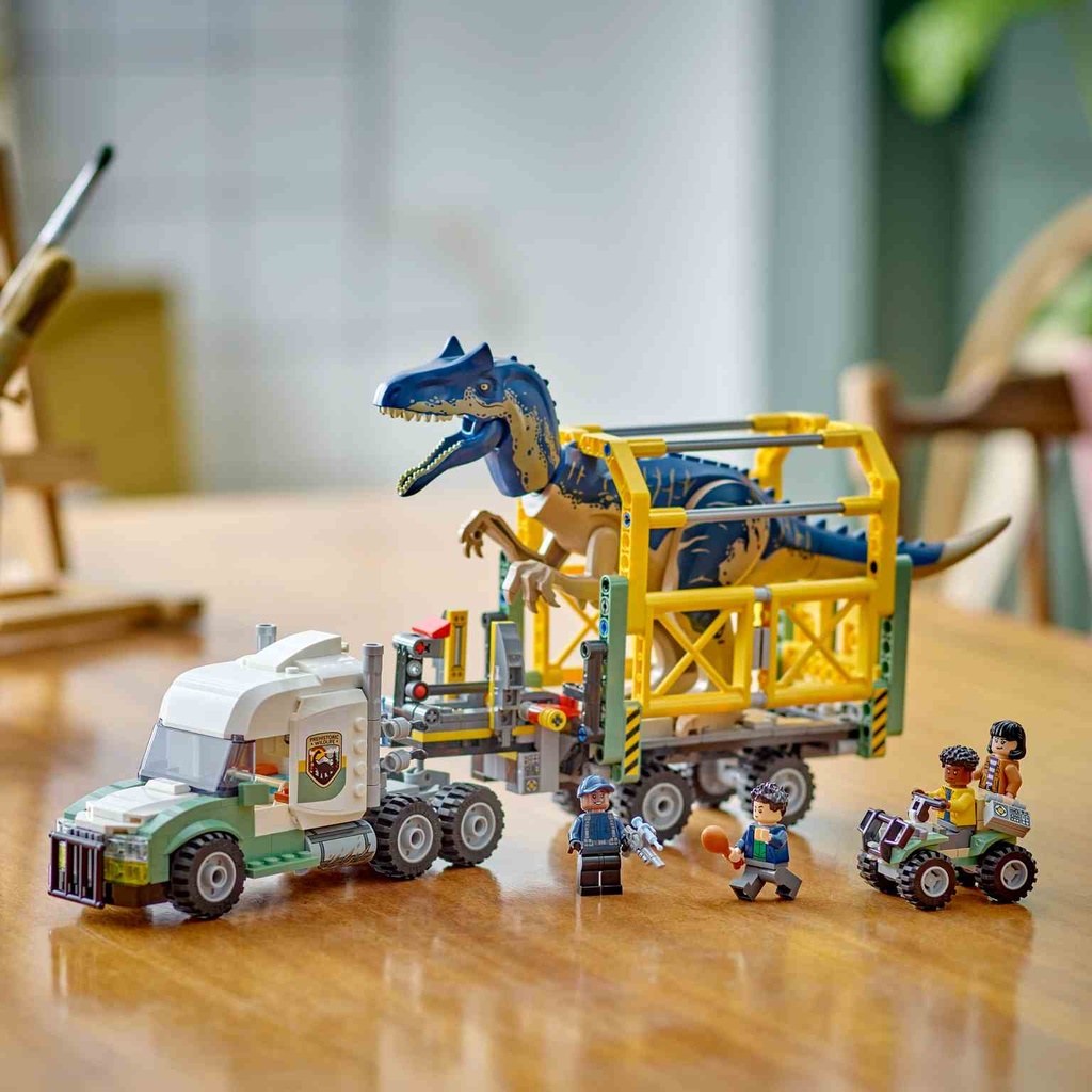 LEGO Jurassic World | Misiones Dinosaurio: Camión de Transporte del Allosaurus - 76966