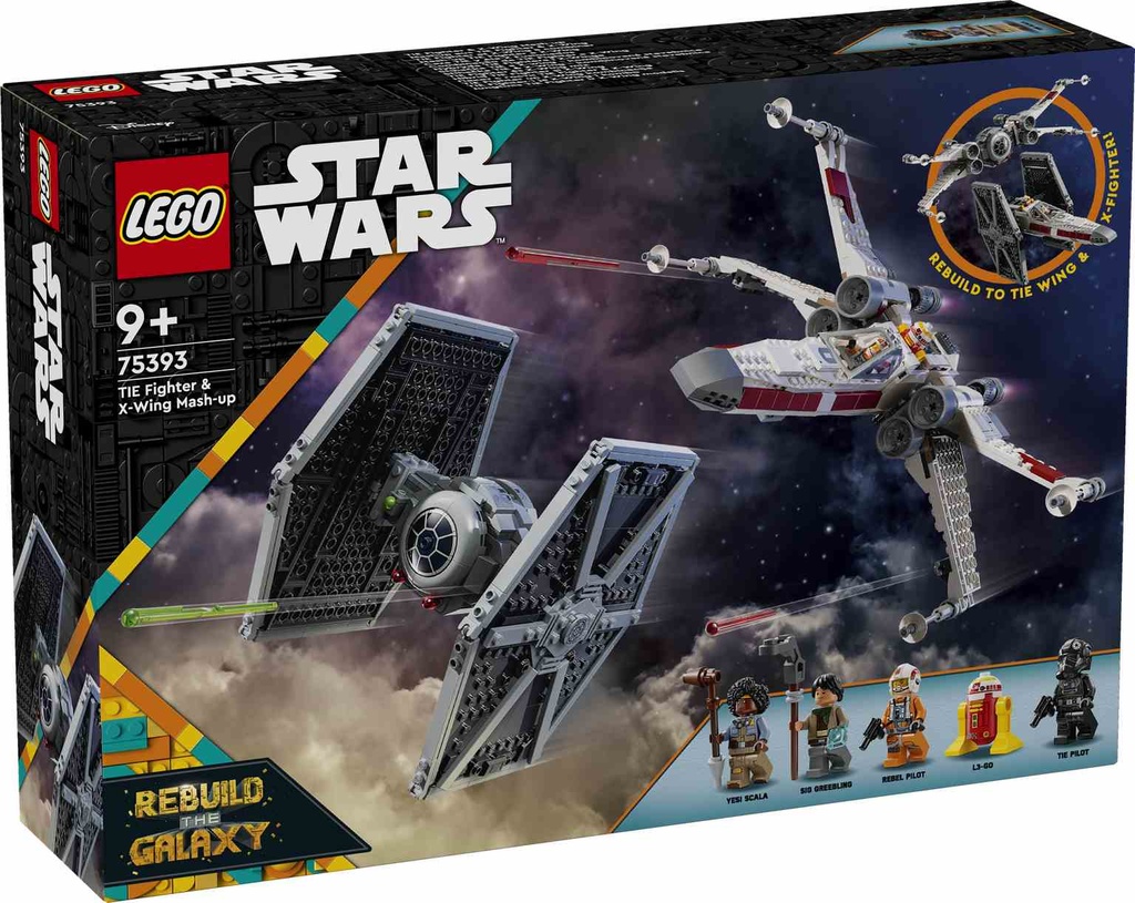 LEGO STAR WARS | Caza TIE y Ala-X Fusionados - 75393