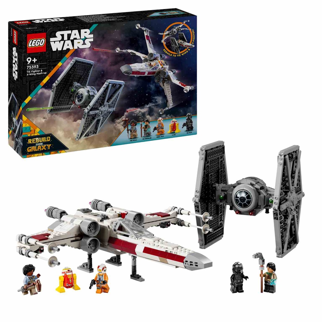 LEGO STAR WARS | Caza TIE y Ala-X Fusionados - 75393