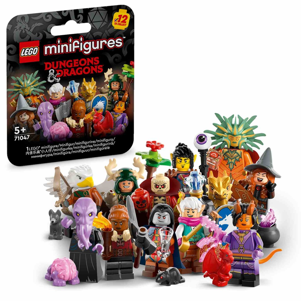 LEGO Minifiguras | 27ª Edición: Dungeons & Dragons SERIE COMPLETA DE 12 figuras  - 71047-SC