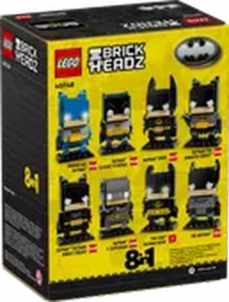 LEGO BRICK HEADZ |Figura de Batman 8en1  - 40748