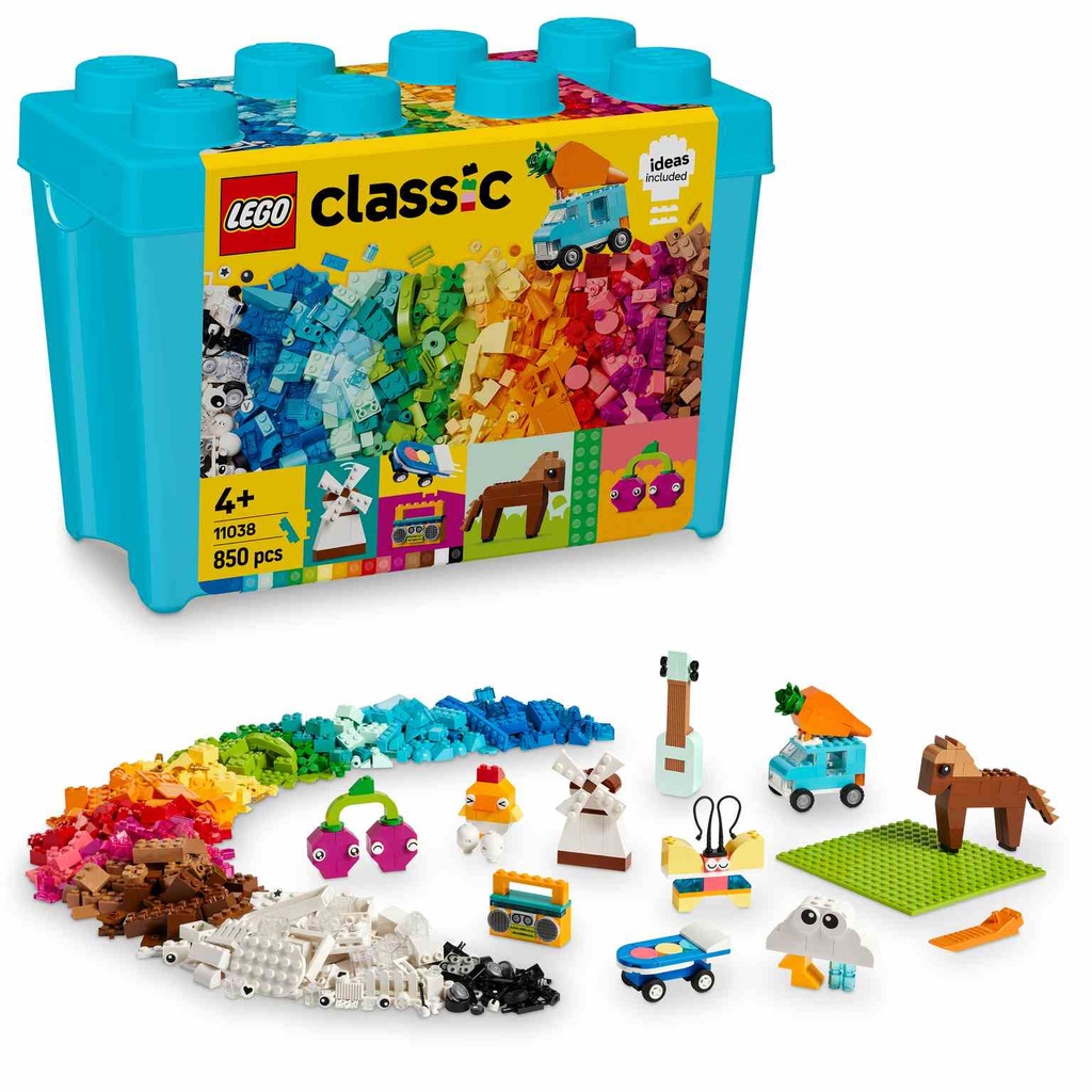 LEGO CLASSIC | Caja de Ladrillos Creativos Vibrantes - 11038