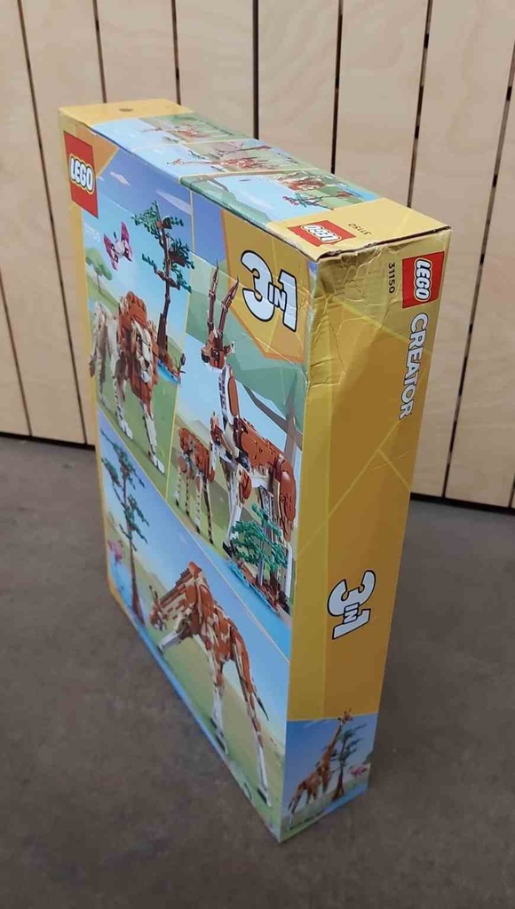 LEGO CREATOR 3en1 | Safari de Animales Salvajes CAJA DAÑADA 31150-CD