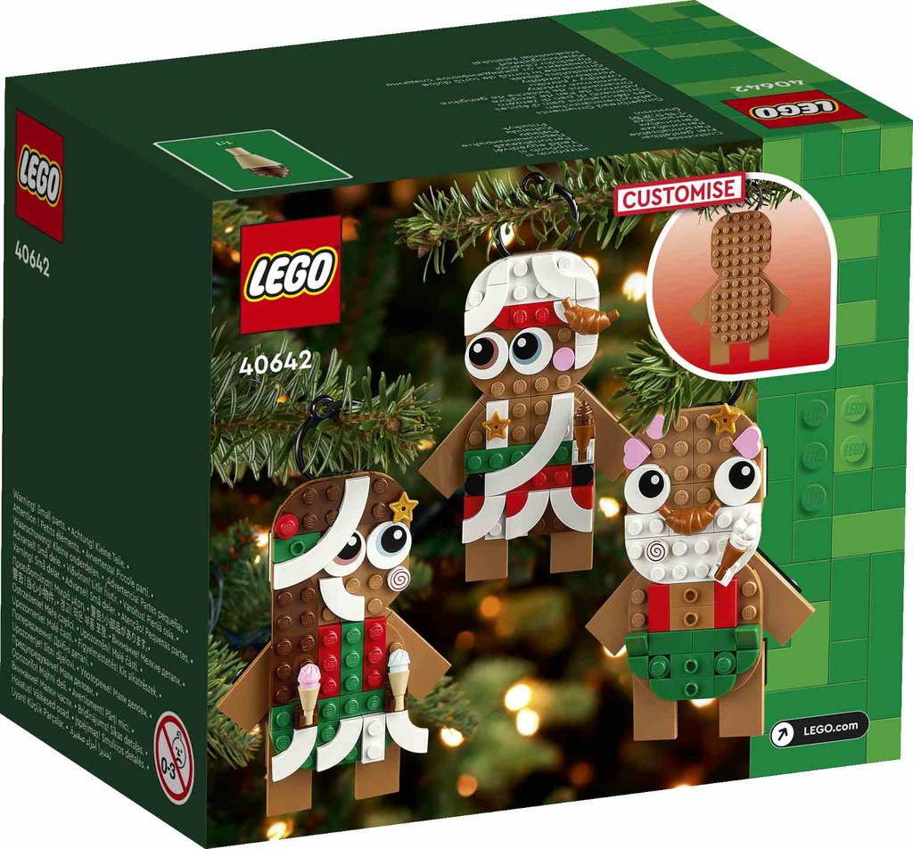 LEGO EXCLUSIVOS | Adornos de Pan de Jengibre - 40642