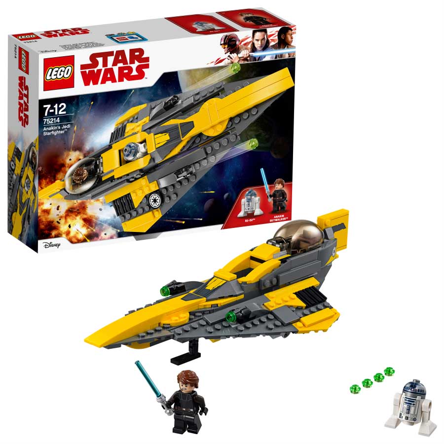 Lego Star Wars Caza estelar Jedi de Anakin 75214