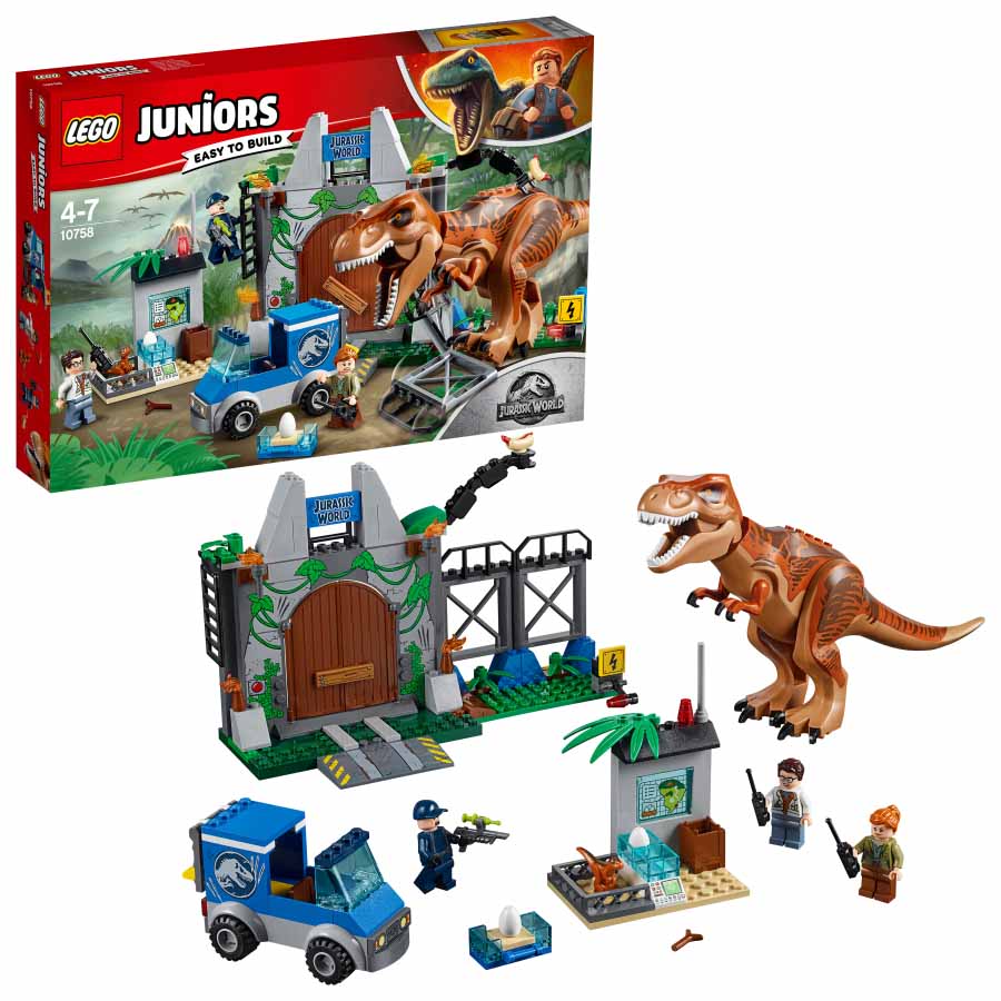 Lego Juniors Fuga del T. Rex Jurassic World 10758