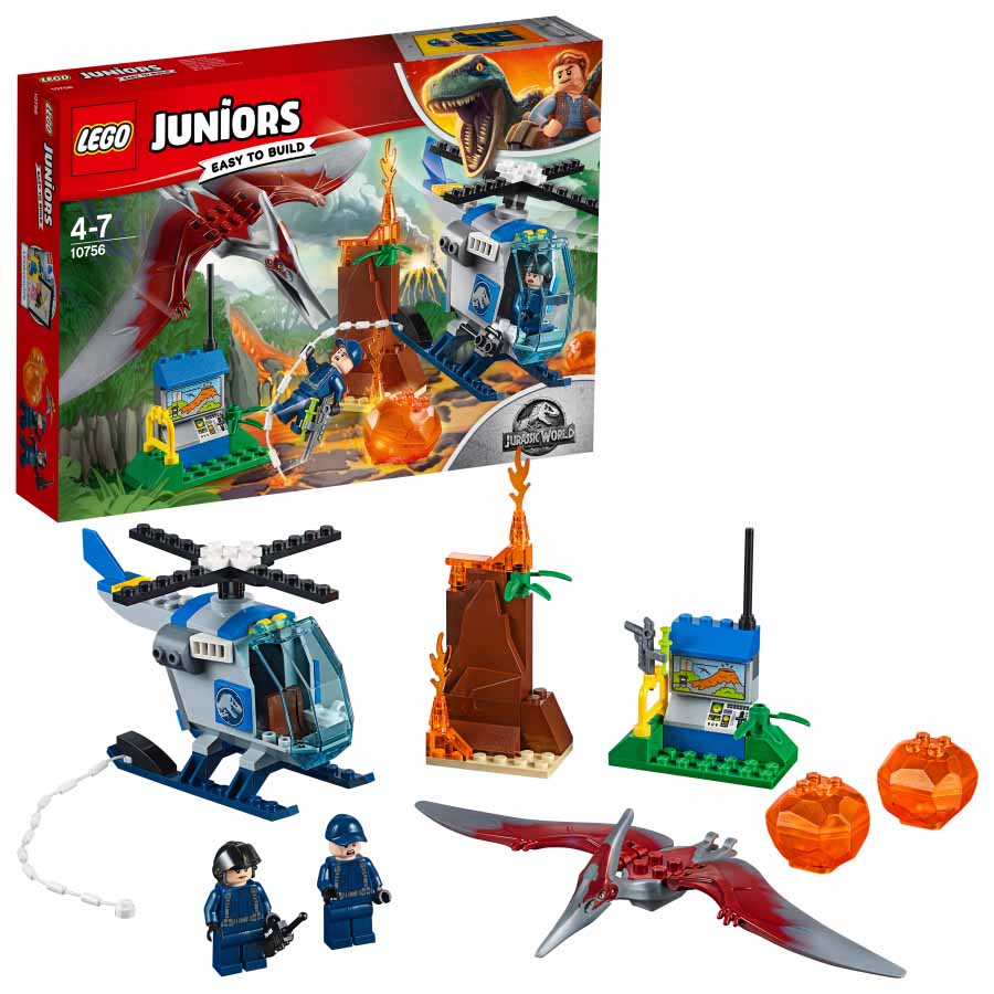 Lego Juniors Huida del Pteranodon Jurassic World 10756