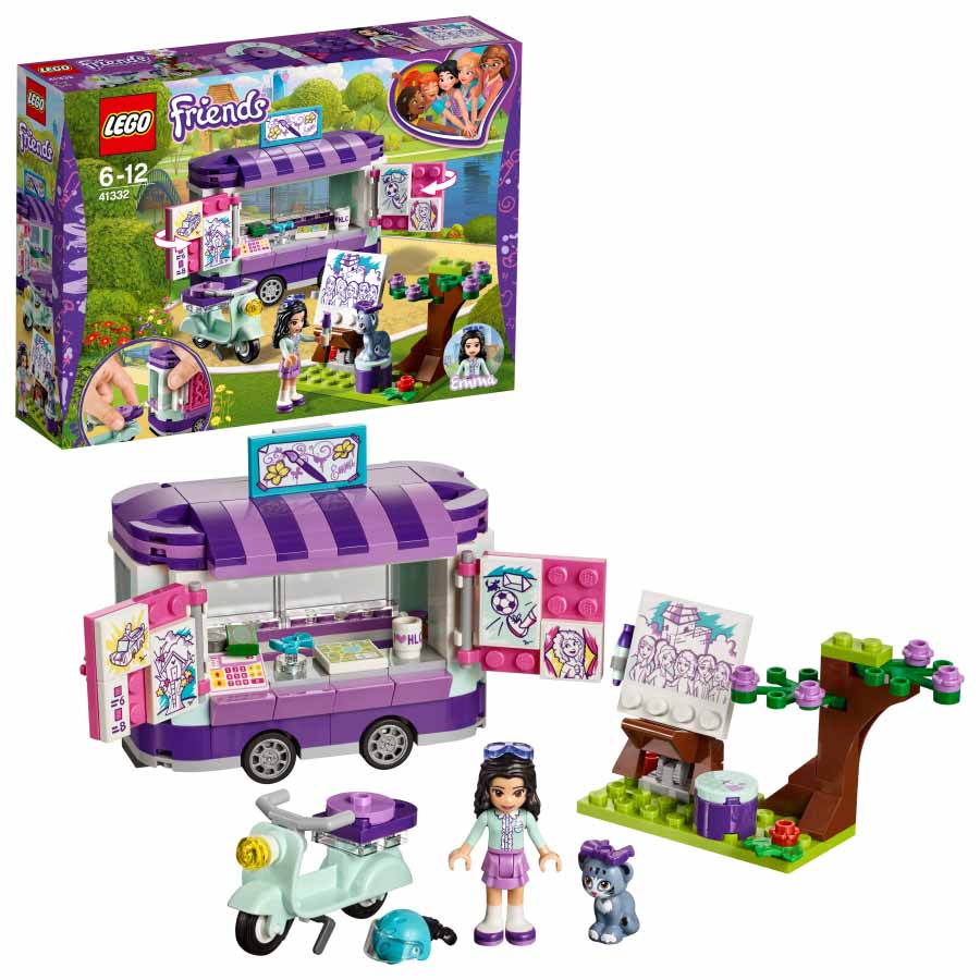 Lego Friends Puesto de arte de Emma 41332