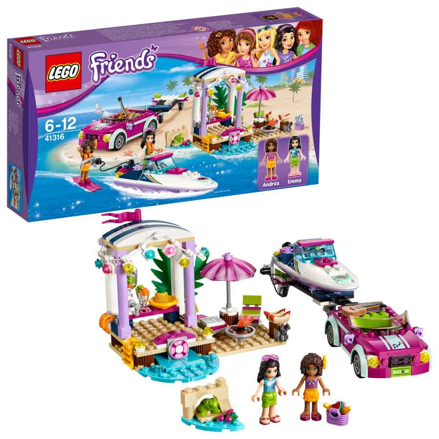 Lego Friends Remolque de la lancha de Andrea 41316