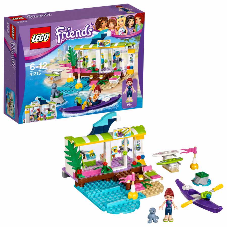 Lego Friends Tienda de surf de Heartlake 41315