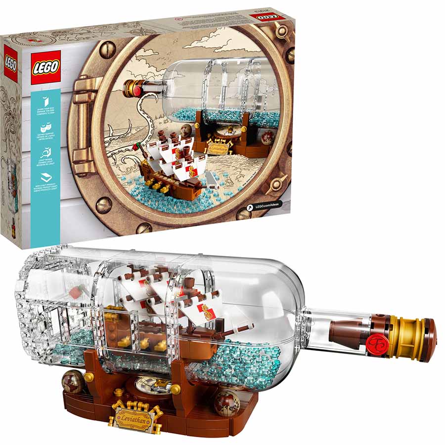 Lego Ideas barco en una botella 21313