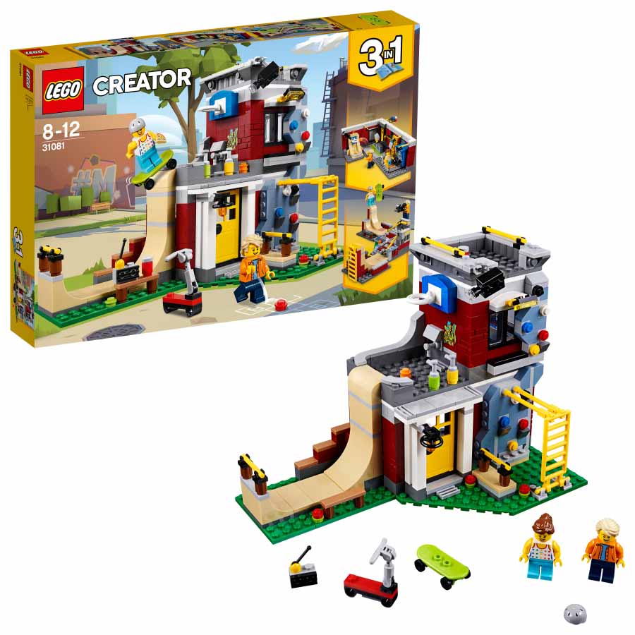 LEGO 3 en 1 | Parque de patinaje modular 31081