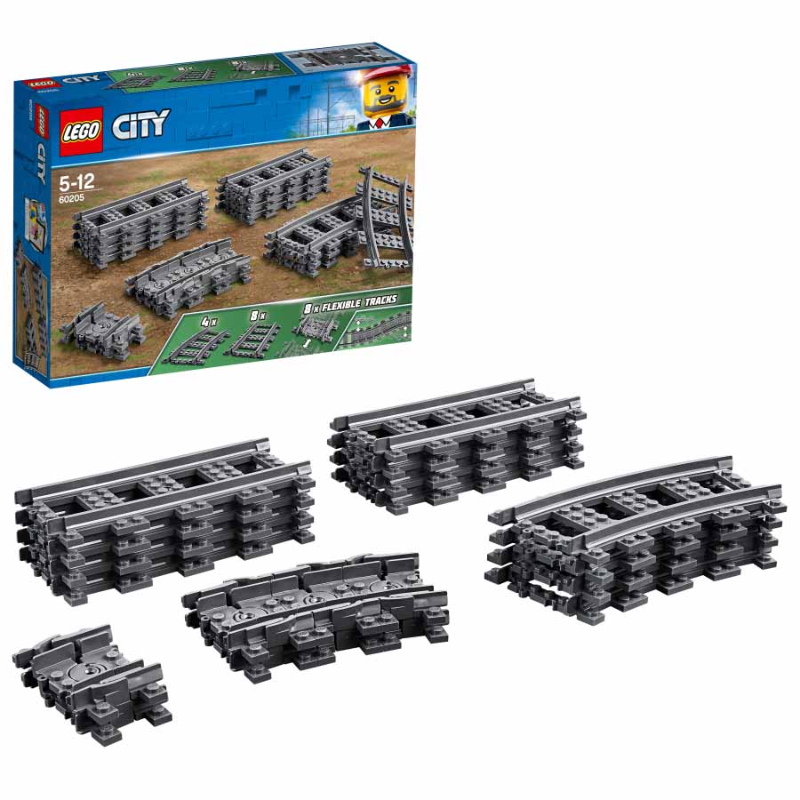 Lego City Trains Vías y curvas 60205