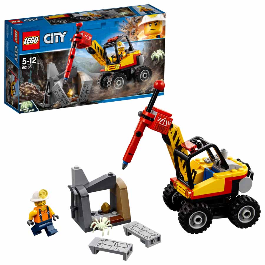 Lego City Mina Martillo hidráulico 60185