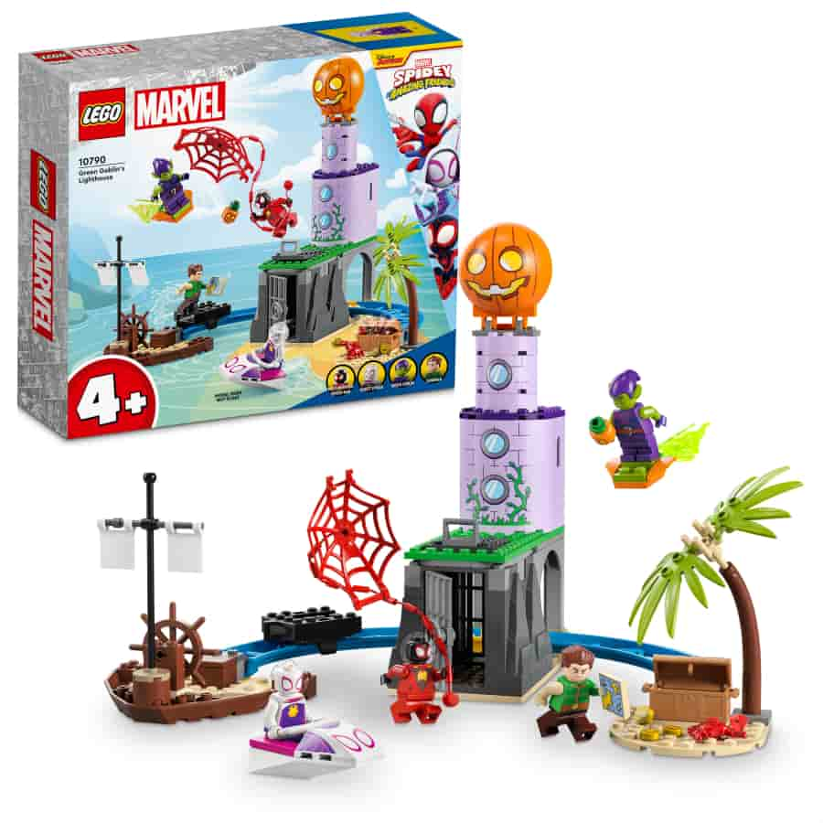 Lego Marvel superheroes Equipo Spidey en el Faro del Duende Verde 10790