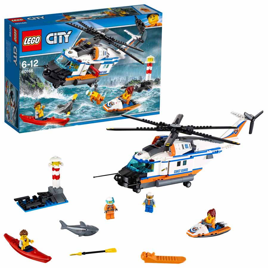 Lego City Gran helicóptero de rescate 60166