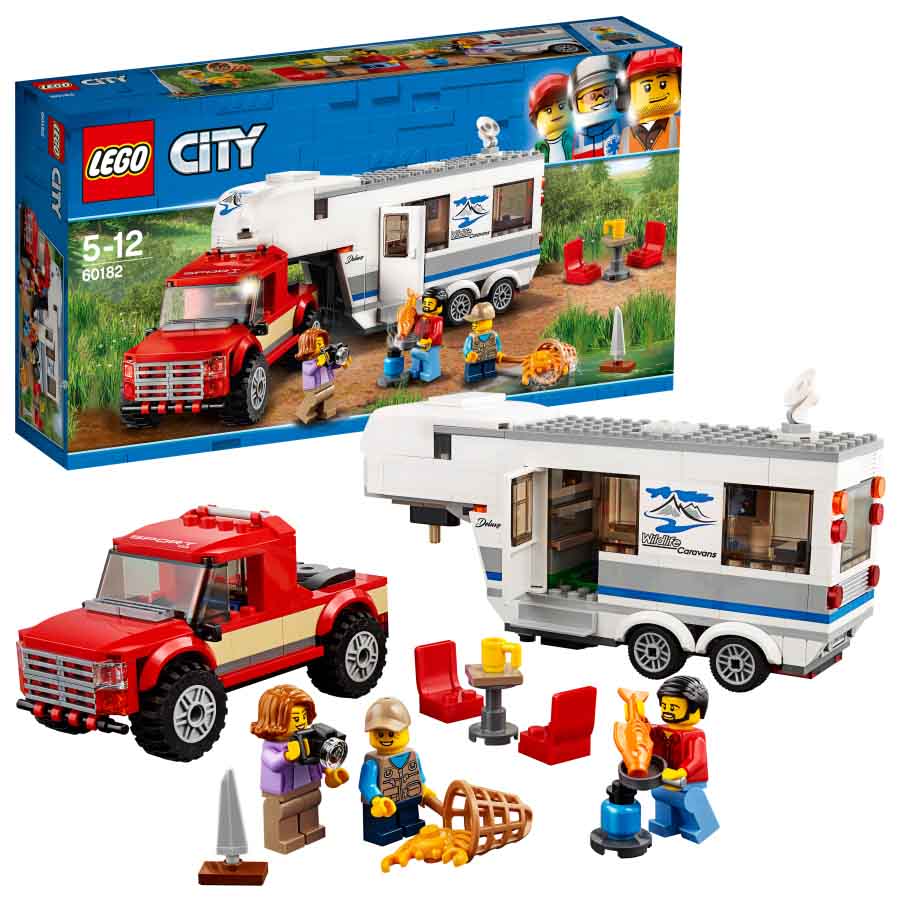 Lego City Great Vehicles Camioneta y caravana 60182