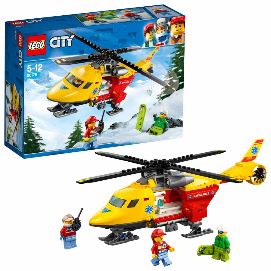 Lego City Great Vehicles Helicóptero-ambulancia 60179