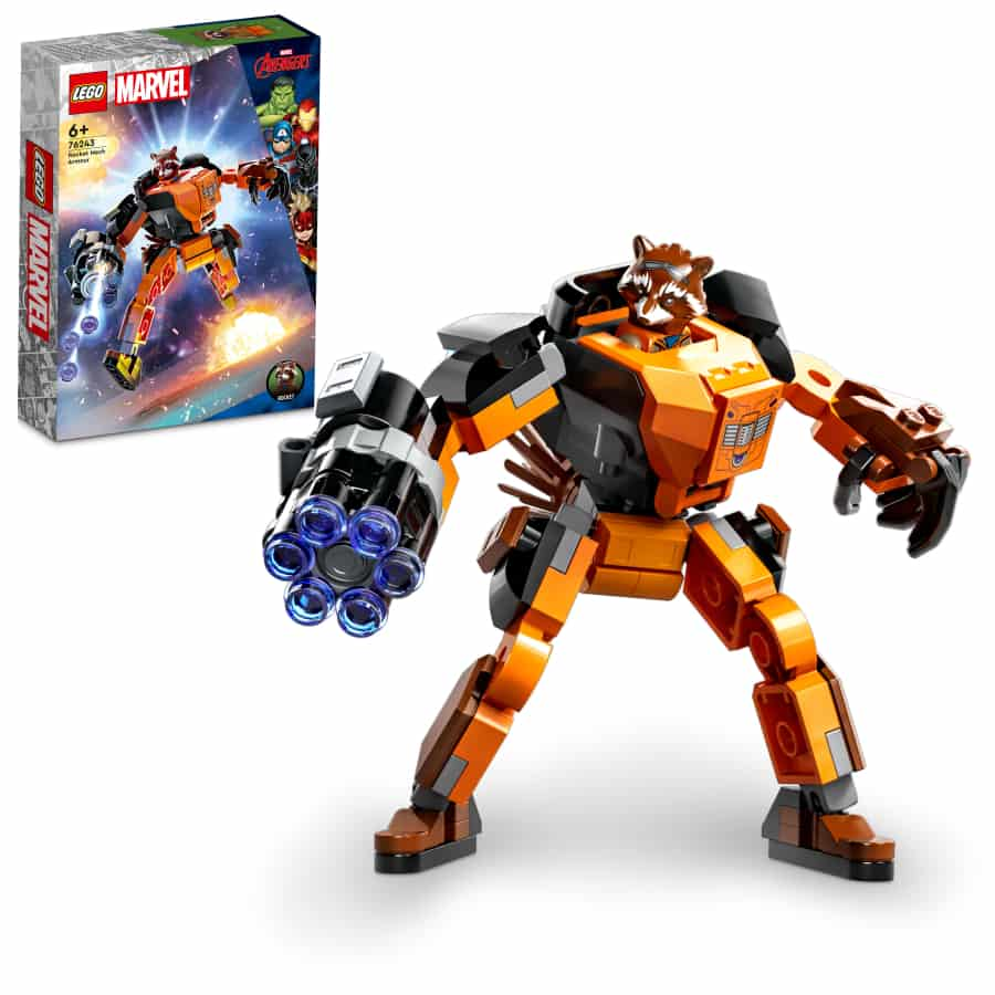 Lego Marvel  Armadura Robótica de Rocket 76243