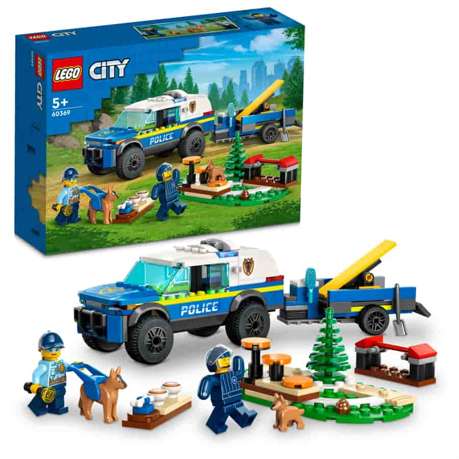 Lego City Entrenamiento Móvil para Perros Policía 60369