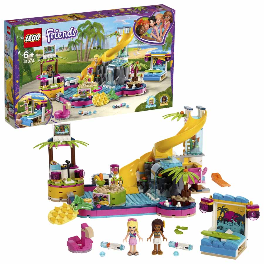 Lego Friends Fiesta en la Piscina de Andrea 41374