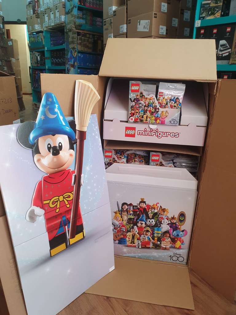 LEGO® Minifigures: Edición Disney 100 CAJA GRANDE DE 180 (UD) CON DISPLAY