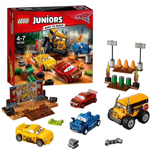 Lego Juniors Carrera Crazy 8 en Thunder Hollow Cars 10744