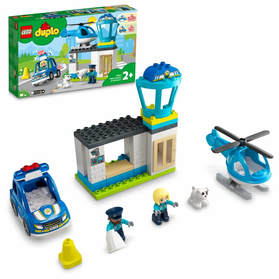 Lego Duplo Comisaría de Policía y Helicóptero 10959