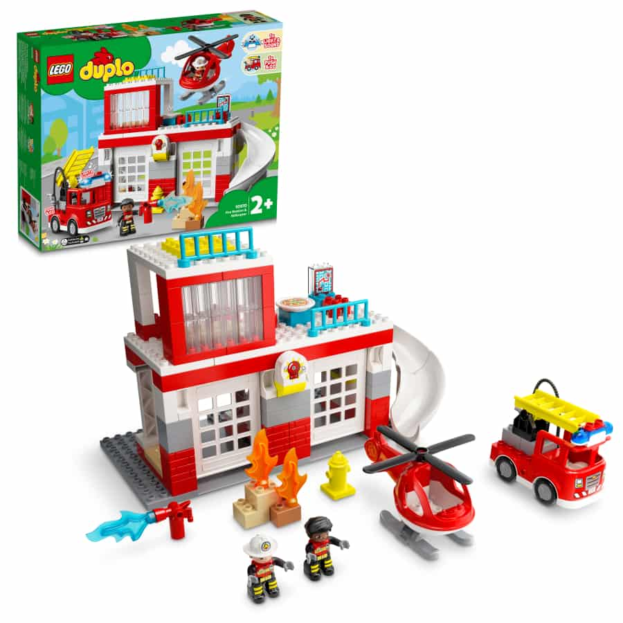 Lego Duplo Parque de Bomberos y Helicóptero 10970