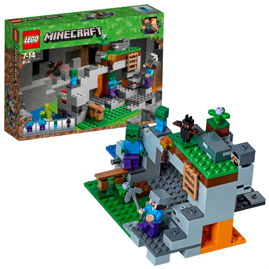 Lego Minecraft La cueva de los zombis 21141