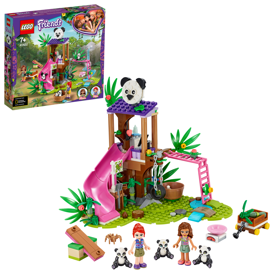 Lego Friends Casa del Árbol Panda en la Jungla 41422