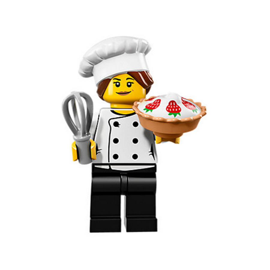 Lego Minifiguras Serie 17  Chef gourmet 71018 03